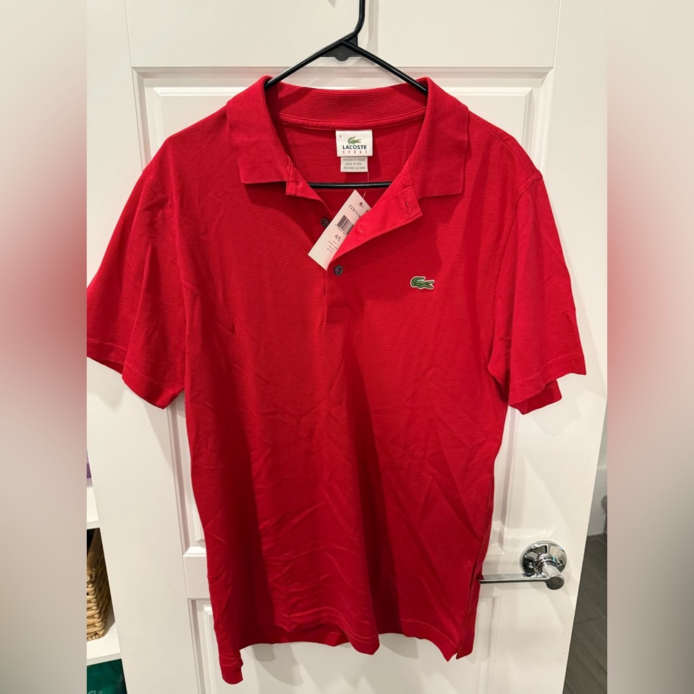 Lacoste Sport Red Polo